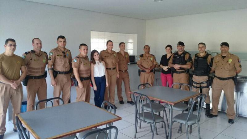 3 CRPM 25 BPM - Polcia Militar de Umuarama realiza sonho de jovem que quer ser Policial
