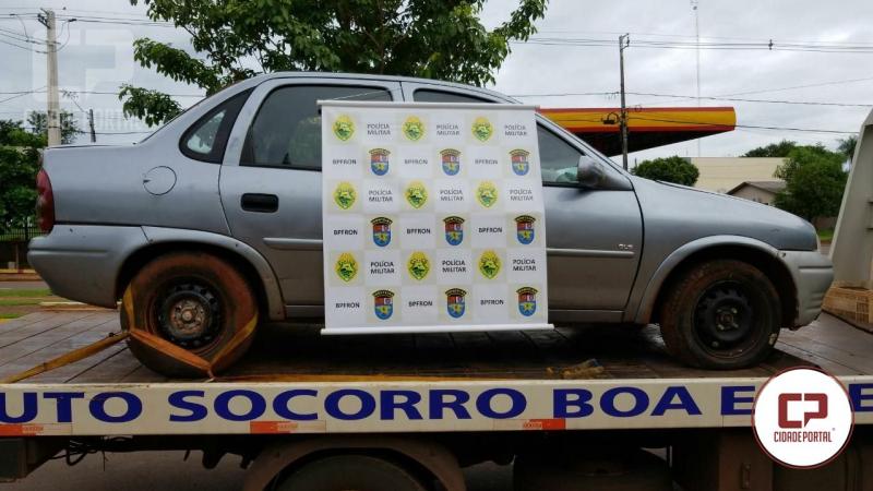 Veculo roubado em 1999 na cidade de So Paulo foi recuperado pelo BPFron com placas do Paraguai