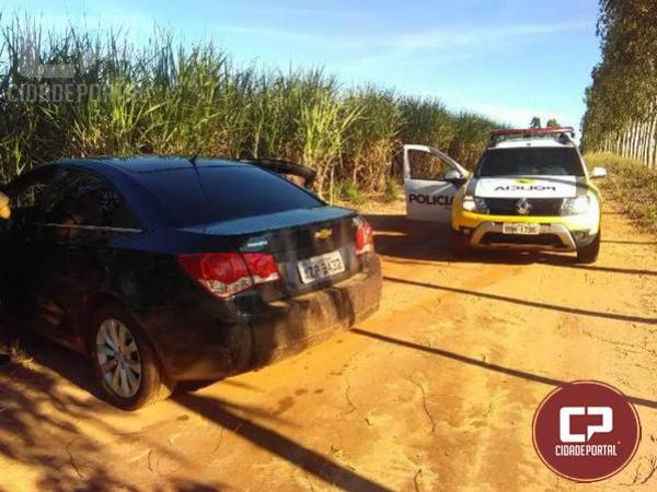 Policiais do 7 BPM recuperam veculo furtado em Cruzeiro do Oeste