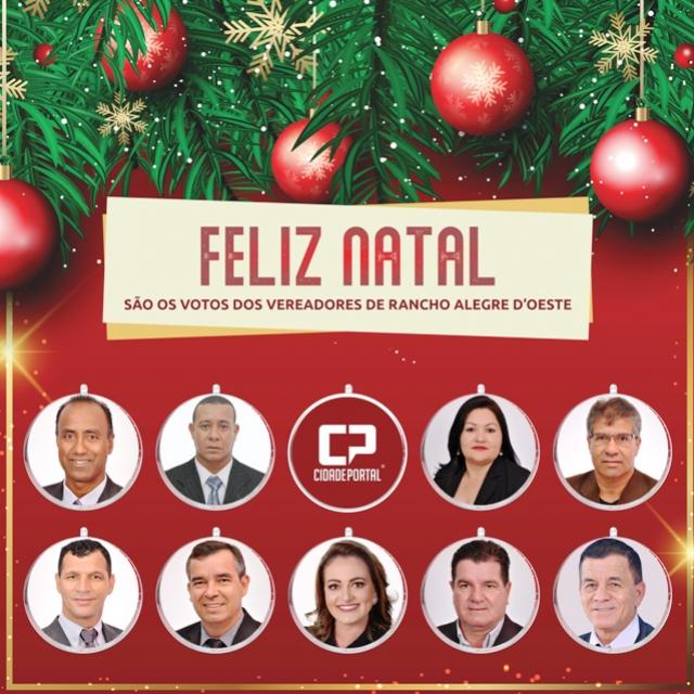 Feliz Natal Rancho Alegre D Oeste: So os Votos de todos os Vereadores da Cmara Municipal