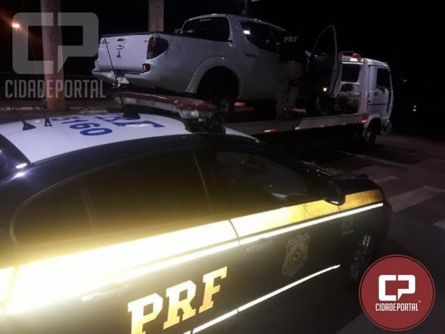 PRF de Guaíra recupera veículo furtado e condutor de 17 anos foi apreendido