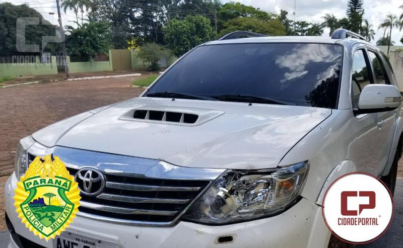 Policiais Militares de Umuarama recuperam veculo Roubado