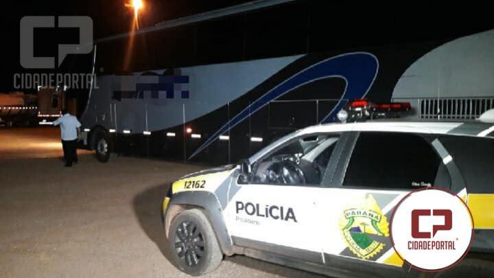Uma tentativa de assalto a nibus na PR-158 entre Campo Mouro e Peabiru foi registrada