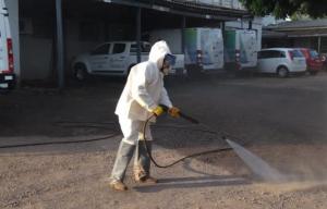 Municpio de Campo Mouro realiza desinfeco em mais locais para evitar a disseminao do COVID-19