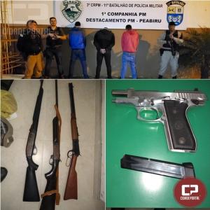 Polcia Civil e Militar prende envolvidos no crime de homicdio na cidade Araruna