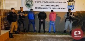 Polcia Civil e Militar prende envolvidos no crime de homicdio na cidade Araruna