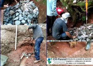 Parceria promove proteo de minas com o uso da tcnica denominada "Solo Cimento" em Peabiru