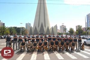 Policiais do Choque Canil do 4 BPM recebem Homenagem da Cmara de Vereadores em Maring
