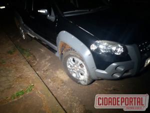 Agentes Policiais da equipe RPA de Campo Mouro recupera veculo furtado na cidade de Camb