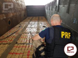 PRF apreendeu 53 toneladas de drogas no Paran em 2017