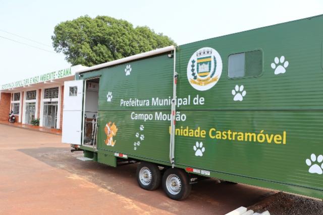 Castrações gratuitas de pets fêmeas serão retomadas nos bairros de Campo Mourão