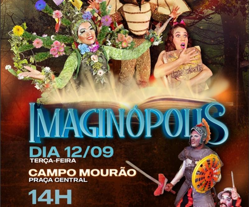 Campo Mourão terá Espetáculo Imaginópolis nesta terça-feira, 12, na praça São José