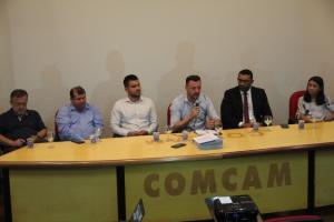 Comcam e Condescom promovem encontro regional de capacitação a gestores municipais