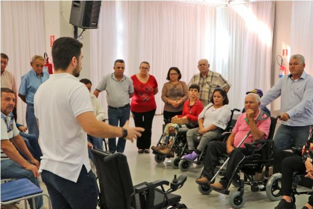 Restaurar de Campo Mouro atendeu pacientes com cadeiras motorizadas