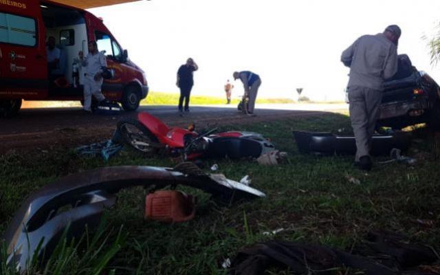 Grave acidente entre Campo Mouro e Luiziana deixa 3 feridos