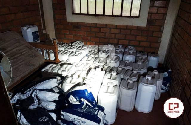 Polícia Militar recupera carga de insumos agrícolas avaliada em mais de R$ 300 mil em Iretama