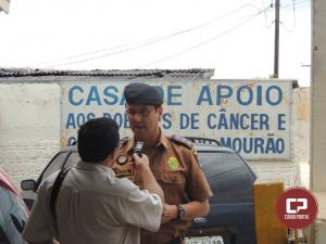 PM faz doao de 1 tonelada de alimentos a entidades assistenciais de Campo Mouro