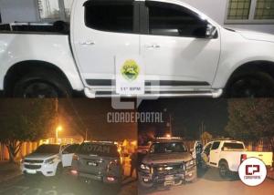 Polícia Militar recupera caminhonete roubada e prende homem por receptação em Campo Mourão