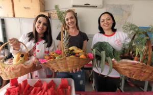 Cultivo de alimentos orgnicos foi tema de aprendizado para alunos de escola municipal em C. Mouro