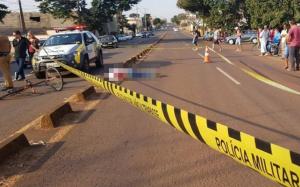 Homem  assassinado a tiros e uma mulher  baleada de raspo em Campo Mouro