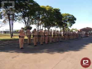 11 BPM realiza solenidade alusiva ao Patrono da Polcia Militar do Paran