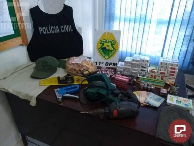 Mega Operao Policial prende responsvel por furto qualificado e Incndio criminoso em Engenheiro Beltro