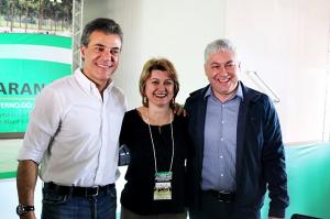 Prefeita Angela Kraus prestigia visita de Governador Beto Richa em Cianorte