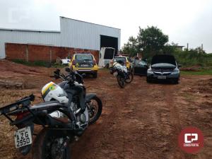 Equipes da Polcia Militar de Umuarama desmantelam quadrilha que desmanchava caminhonetes