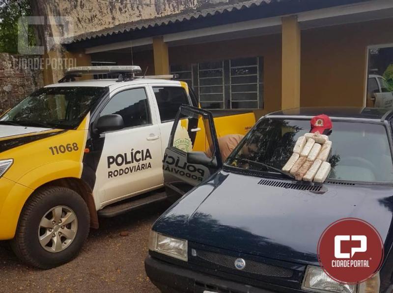 Polcia Rodoviria Estadual de Cascavel apreende motorista com 5,5 KG de Crack em fundo falso