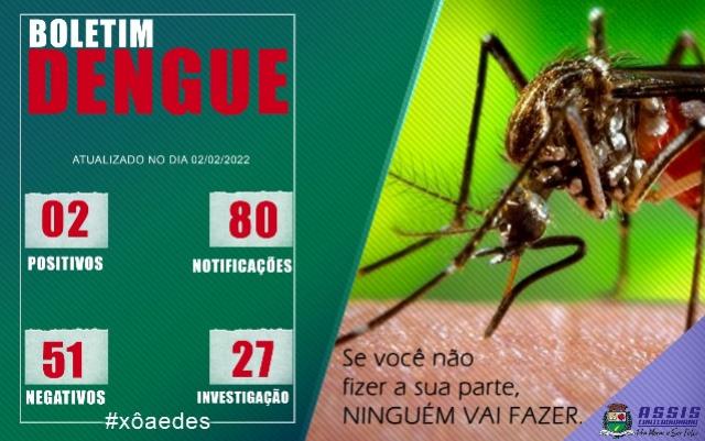 Assis Chateaubriand confirma dois casos de dengue