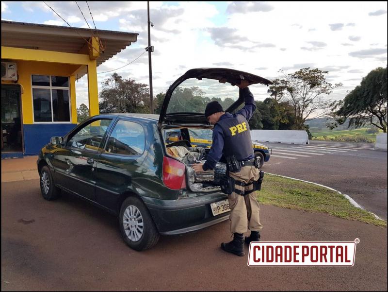 Polcia Rodoviria Federal apreende 118 kg de maconha em Cu Azul/PR