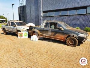 BPFRON e Polícia Federal apreendem veículos carregados com agrotóxicos contrabandeados em Tupãssi
