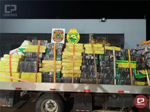 Ao conjunta da Polcia Militar e Polcia Federal apreende 6,6  toneladas de maconha em Maring