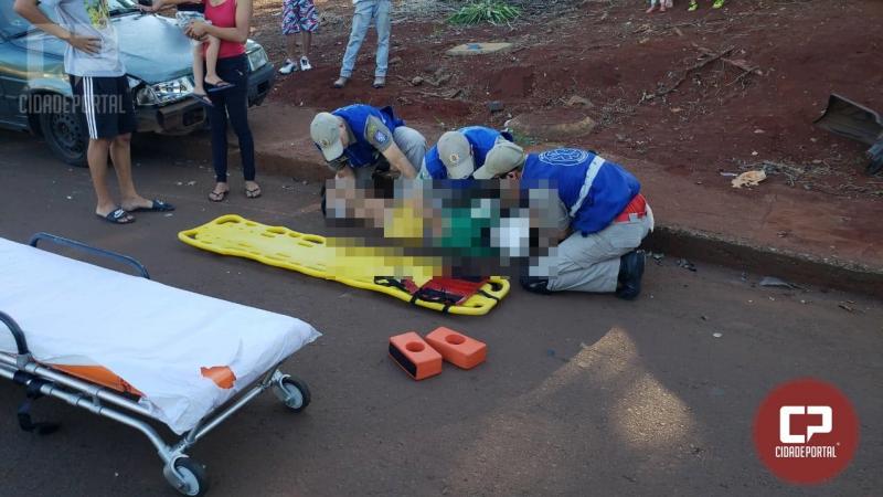 Criana de 10 anos foi atropelada no Jardim Tropical em Campo Mouro