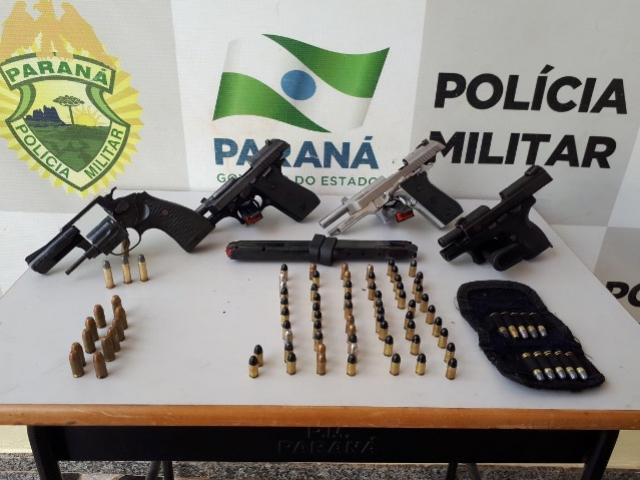 Ação Militar conjunta prende assaltantes de banco e apreende armas de fogo