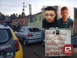 Operao conjunta entre Polcia Civil e Militar de Goioer apreende dinheiro falso e trs coautores de roubos a caminhonete