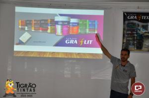 Parceria Tigrão Tintas, Grafftex e Grafflit realizam palestra e treinamento para pintores em Goioerê