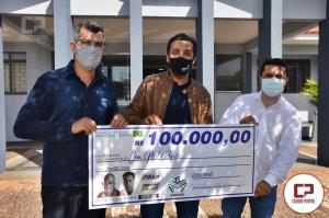 Deputado Estadual Soldado Adriano Jos entrega emenda de 100 mil reais para Santa Casa de Goioer