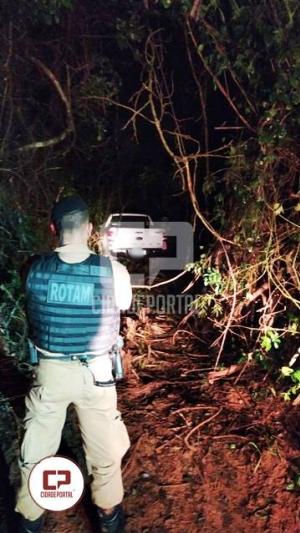 ROTAM recupera camionete que foi roubada por criminosos armados em Mariluz