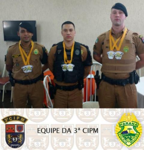 Policiais Militares da 3 CIPM se destacam em Campeonato de Tiro em Paranavai