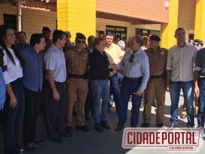 Moraes entrega mais 14 viaturas para as foras policiais do Paran