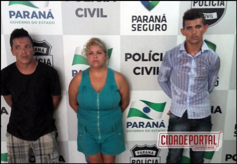 Policia Militar  de Umuarama prende 03 acusados de homicdio em Cidade Gacha na madrugada de sbado, 11