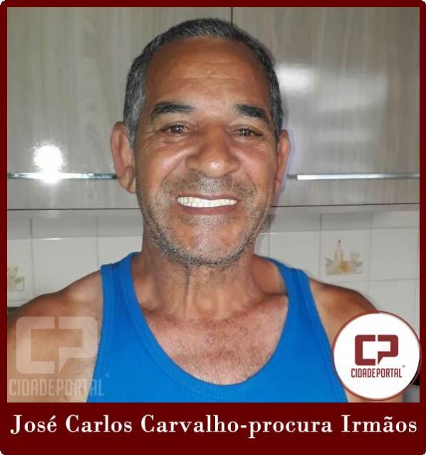 Jos Carlos Carvalho esta a procura dos irmos que no v a 50 anos