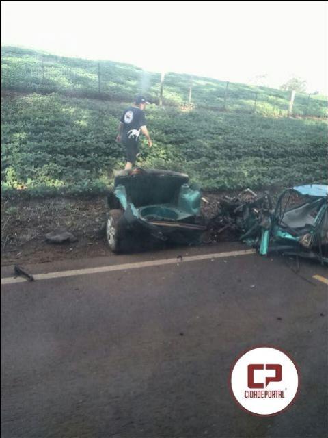 Acidente na PR-239 entre as cidade de Campina da Lagoa e Nova Cantu deixa uma pessoa morta
