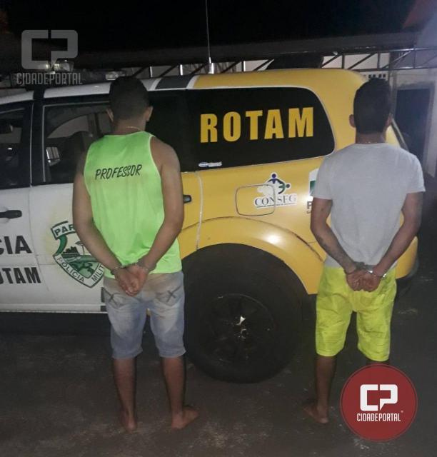 Dois foragidos da cadeia de Iretama so presos no Distrito de Rio Verde em Juranda