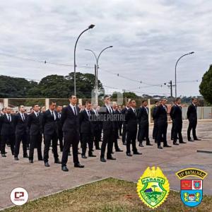 25º Batalhão de Polícia Militar de Umuarama recebe 55 novos alunos Soldados