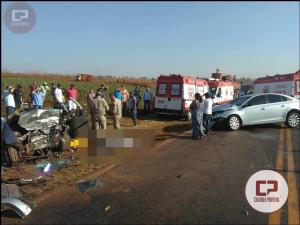 Um grave acidente automobilstico foi registrado na PR-492 entre Paraso do Norte e Rondon