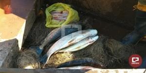 Polcia Ambiental apreende petrechos de pesca proibidos em Santa Mnica