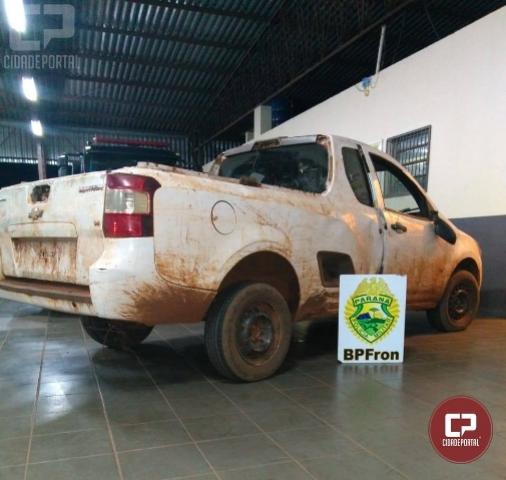 Batalho de Polcia de Fronteira recupera veculo furtado em Guara/PR