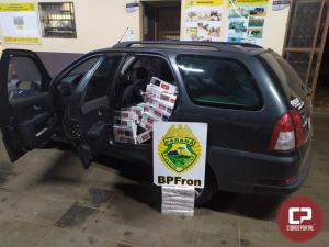 BPFRON apreende 2 veculos carregados com cigarros contrabandeados em Francisco Alves/PR